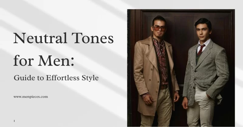 Neutral Tones for Men: Guide to Effortless Style 2025